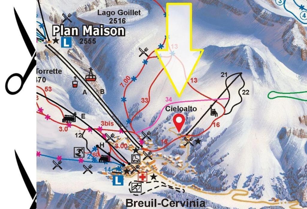 Le Petit Refuge Cervinia Leilighet Breuil-Cervinia Eksteriør bilde